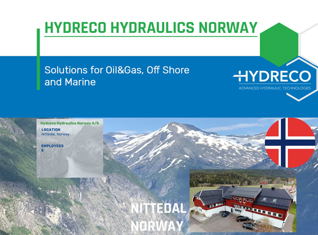 Hydreco Norway, based in Nittedal (Oslo)