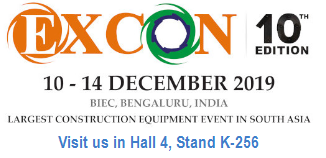 ExCon 2019 – BIEC, Bengaluru, India – 10–14 December 2019 ExCon 2019 – BIEC, Bengaluru, India – 10–14 December 2019